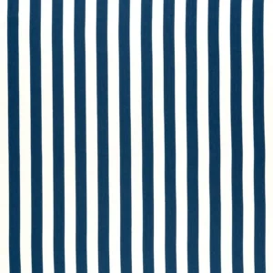 blue striped cotton fabric from Clarke & Clarke