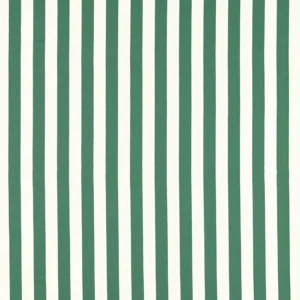 green striped cotton fabric from Clarke & Clarke