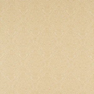 yellow traditional jacquard fabric from Clarke & Clarke