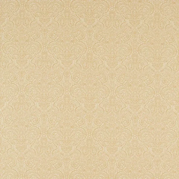 yellow traditional jacquard fabric from Clarke & Clarke