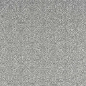 black-grey traditional jacquard fabric from Clarke & Clarke