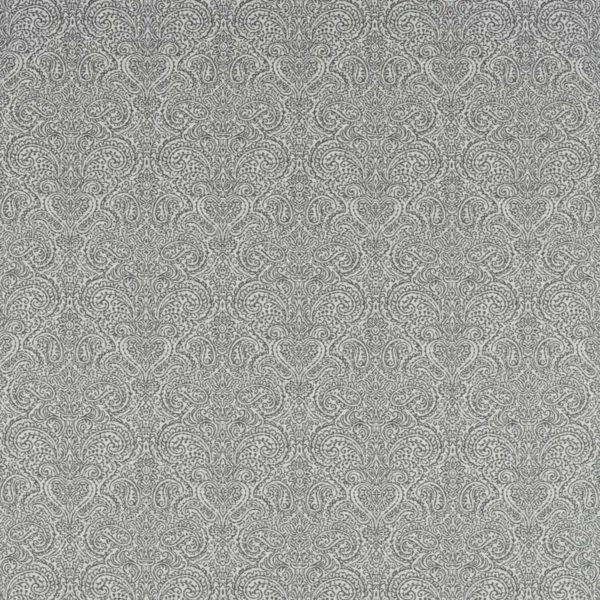 black-grey traditional jacquard fabric from Clarke & Clarke