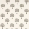 neutral botanical embroideried fabric from Clarke & Clarke