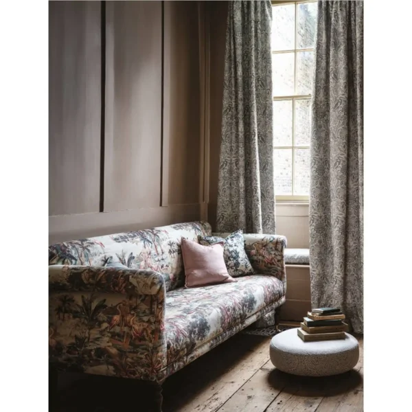 Lucienne Fabric - Charcoal / Linen by Lucienne Fabric - Charcoal / Linen from