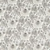 black-grey botanical printed fabric from Clarke & Clarke