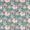 green botanical printed fabric from Clarke & Clarke