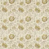 white botanical embroideried fabric from Clarke & Clarke