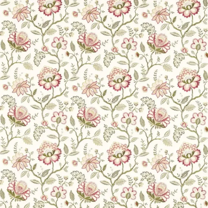 Adeline Fabric - Blush / Rasberry swatch