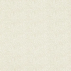 white geometric embroideried fabric from Clarke & Clarke