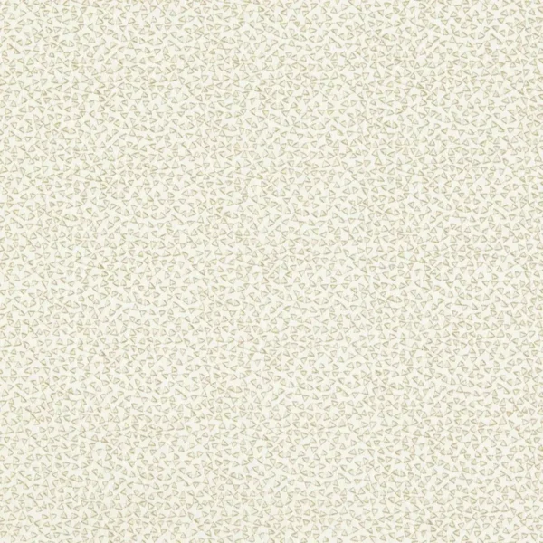 Ricamo Fabric - Ivory by white geometric embroideried fabric from Clarke & Clarke