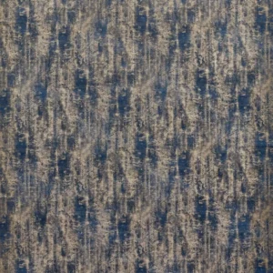 blue plain velvet-chenille fabric from Clarke & Clarke