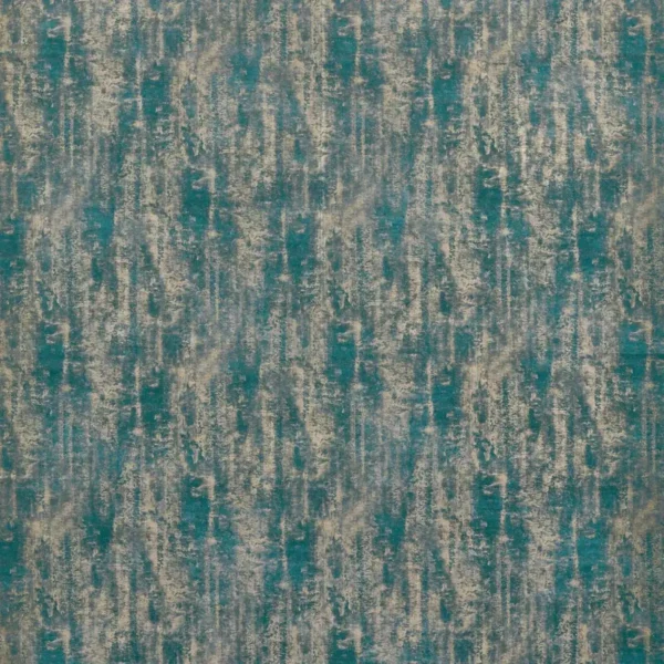 Sontuoso Fabric - Teal by green plain velvet-chenille fabric from Clarke & Clarke