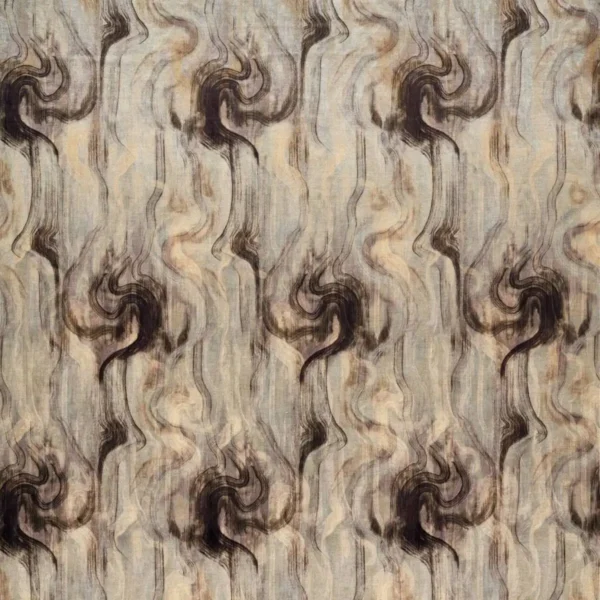 Tessuto Fabric - Nero / Silver by black-grey misc jacquard fabric from Clarke & Clarke