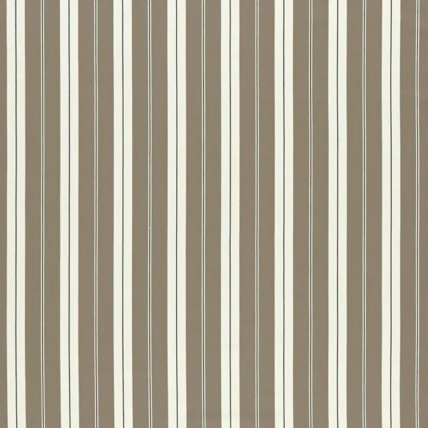 neutral striped cotton fabric from Clarke & Clarke