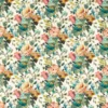 multicolour botanical printed fabric from Clarke & Clarke