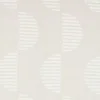 white geometric voile-sheer fabric from Clarke & Clarke