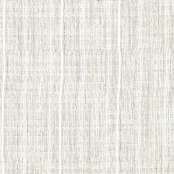 Lucas Fabric - Ivory by white striped voile-sheer fabric from Clarke & Clarke