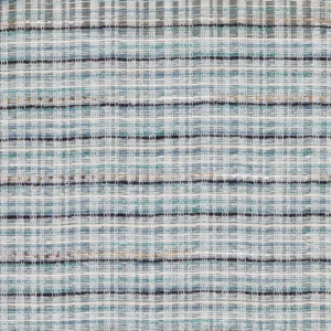 blue striped voile-sheer fabric from Clarke & Clarke