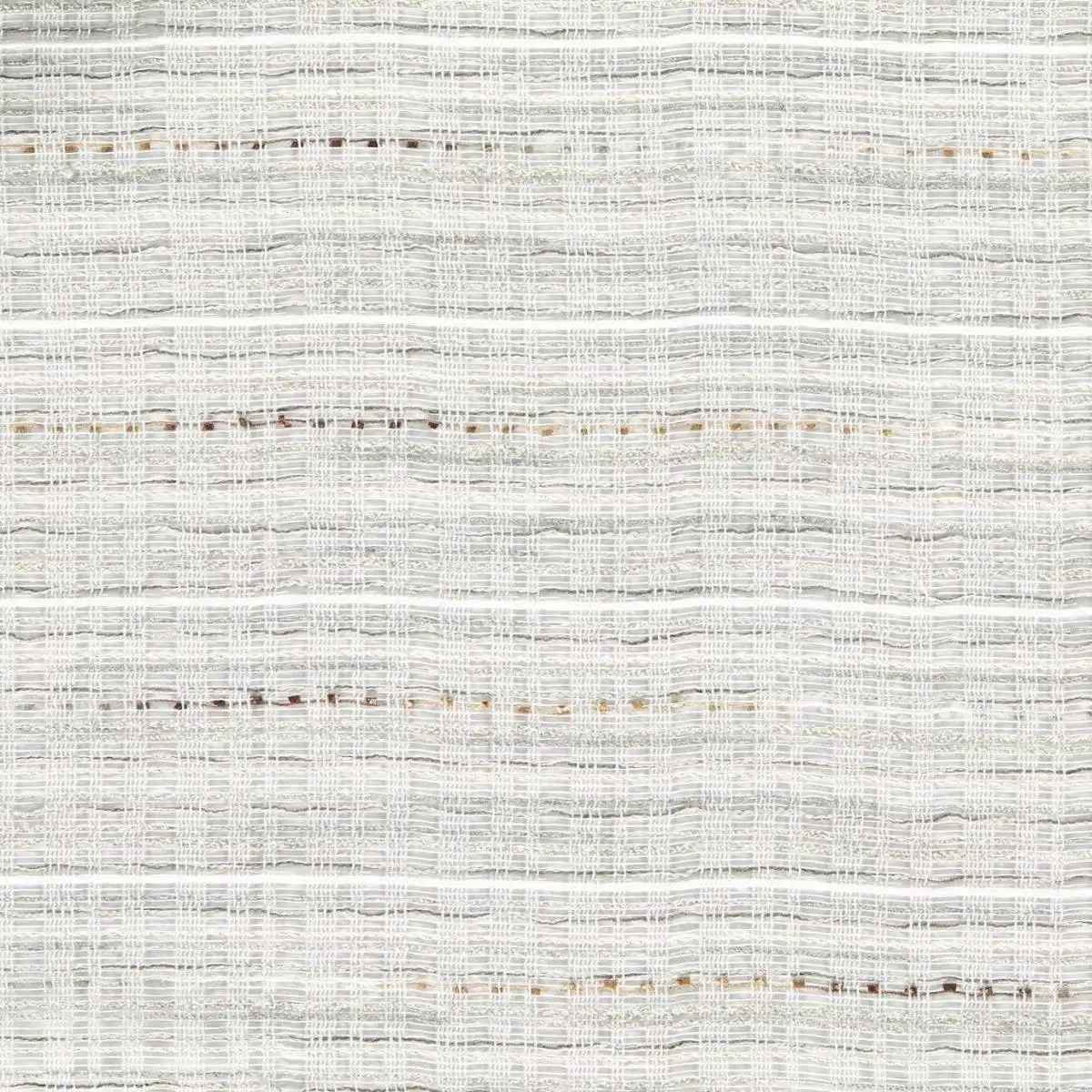 Lucas Fabric - Pebble by white striped voile-sheer fabric from Clarke & Clarke