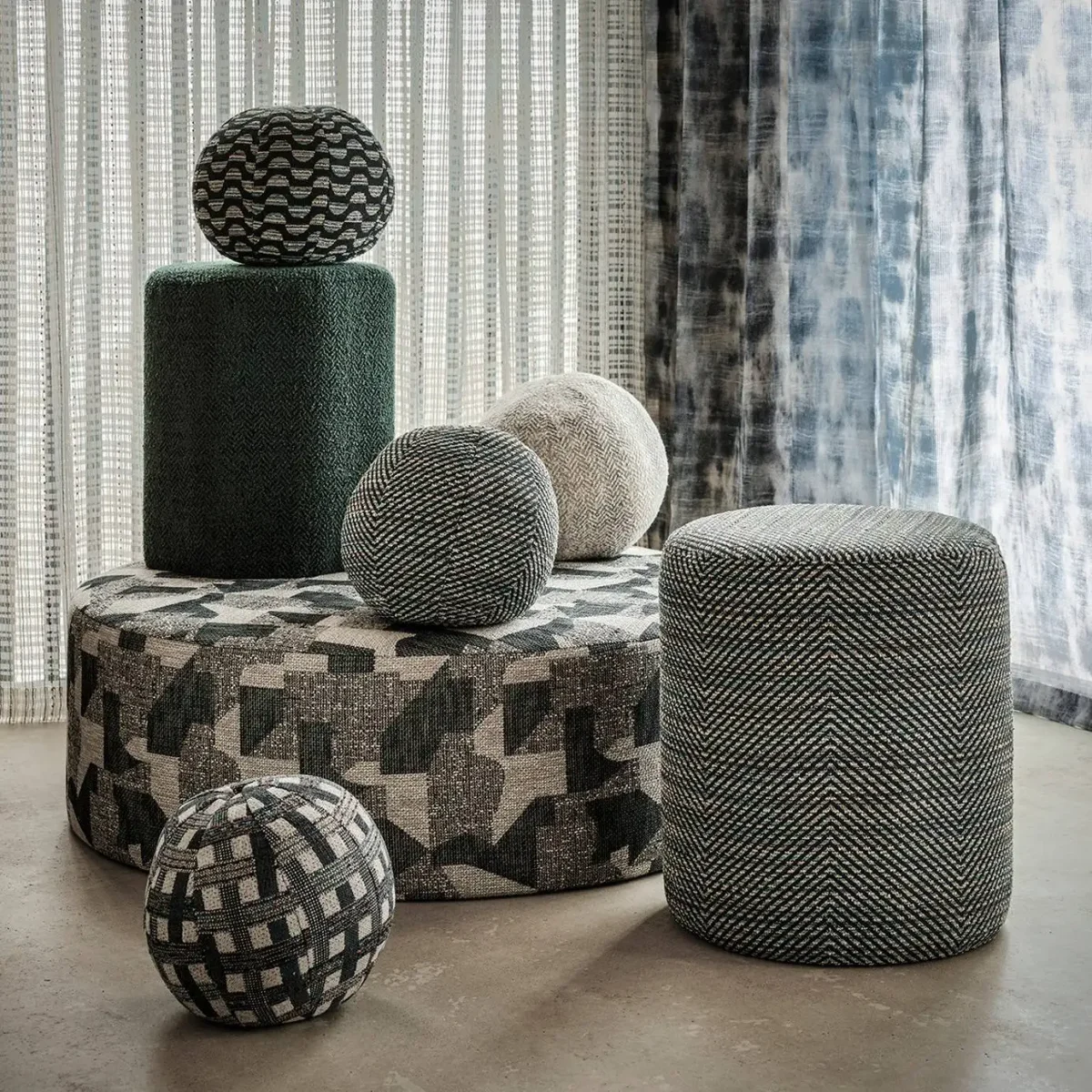 Magnus Fabric - Charcoal by Magnus Fabric - Charcoal from