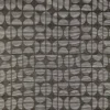 black-grey geometric voile-sheer fabric from Clarke & Clarke