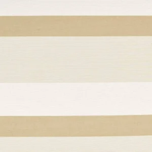 yellow striped voile-sheer fabric from Clarke & Clarke