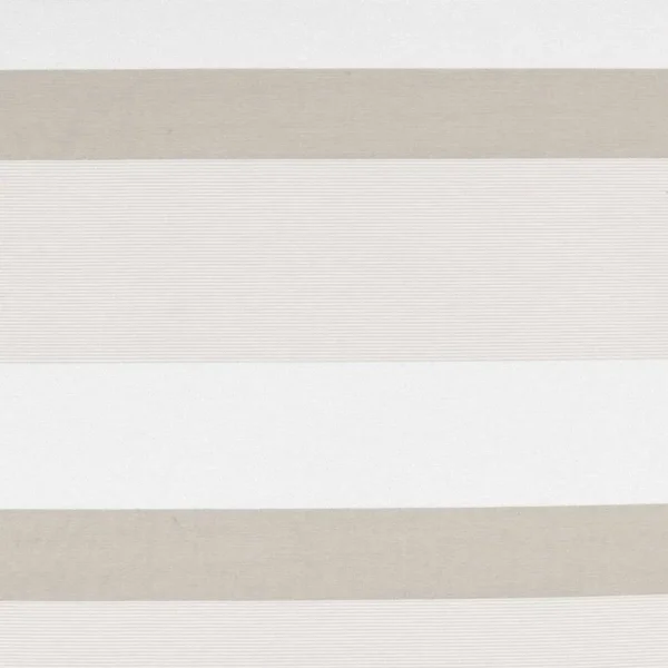 Nora Fabric - Pebble by white striped voile-sheer fabric from Clarke & Clarke