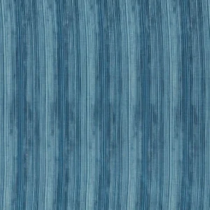 blue striped voile-sheer fabric from Clarke & Clarke