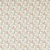 white botanical cotton fabric from Clarke & Clarke