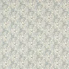 black-grey botanical cotton fabric from Clarke & Clarke