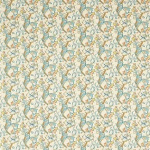 neutral botanical cotton fabric from Clarke & Clarke