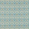 blue botanical cotton fabric from Clarke & Clarke