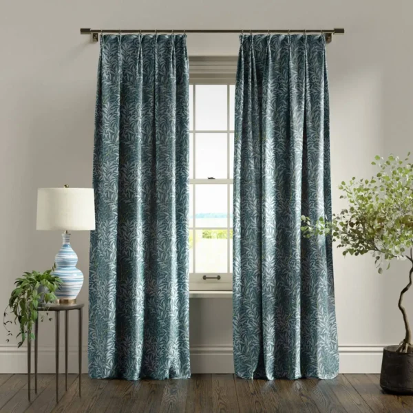 Willow Boughs Fabric - Denim by Willow Boughs Fabric - Denim from