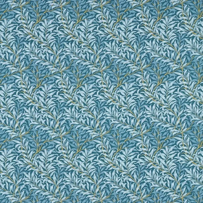 Willow Boughs Fabric - Denim swatch