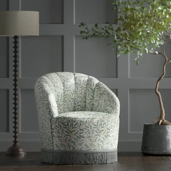 Willow Boughs Fabric - Mineral by Willow Boughs Fabric - Mineral from