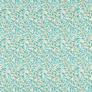 blue botanical cotton fabric from Clarke & Clarke