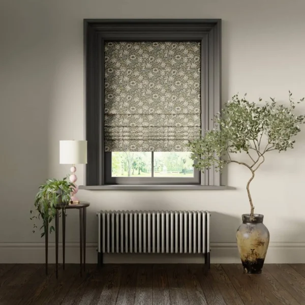 Mallow Fabric - Slate / Dove by Mallow Fabric - Slate / Dove from