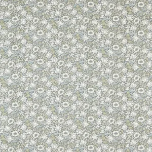 black-grey botanical cotton fabric from Clarke & Clarke