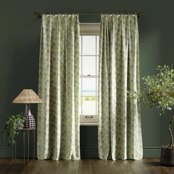 Mallow Fabric - Apple / Linen from