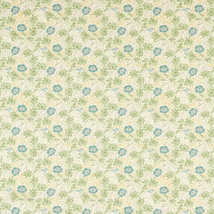 Mallow Fabric - Apple / Linen swatch
