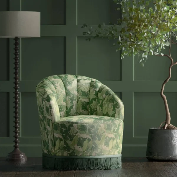 Acanthus Fabric - Apple / Sage by Acanthus Fabric - Apple / Sage from
