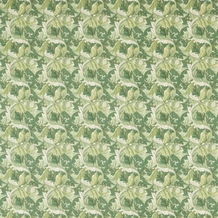 Acanthus Fabric - Apple / Sage swatch