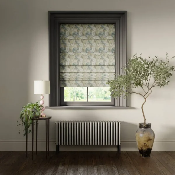 Acanthus Fabric - Slate / Dove by Acanthus Fabric - Slate / Dove from