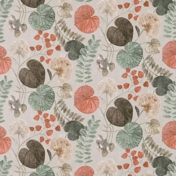 Dardanella Fabric - Amber / Mint by Dardanella Fabric - Amber / Mint from