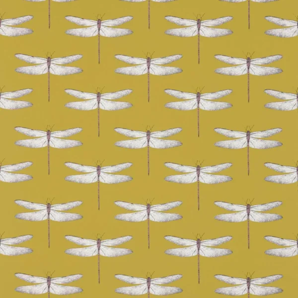 Demoiselle Fabric - Chartreuse / Grape by Demoiselle Fabric - Chartreuse / Grape from