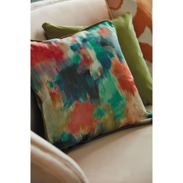 Flores Fabric - Fuchsia / Zest / Azure by Flores Fabric - Fuchsia / Zest / Azure from
