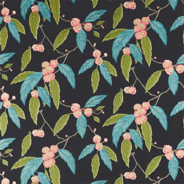 Coppice Fabric - Cerise / Marine by Coppice Fabric - Cerise / Marine from