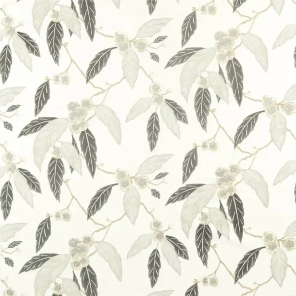 Coppice Fabric - Platinum / Ebony by Coppice Fabric - Platinum / Ebony from