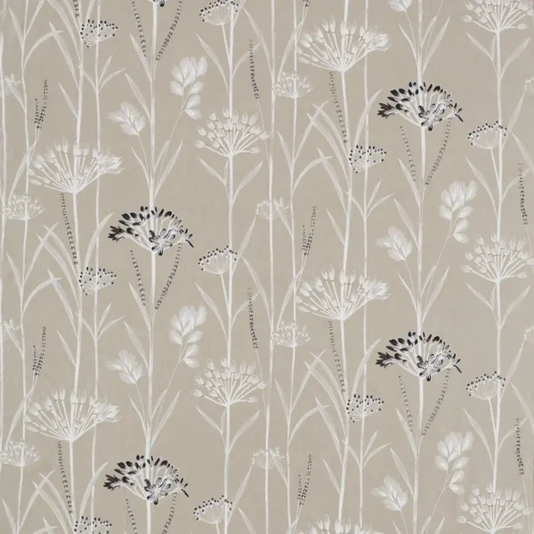 Gardinum Fabric - Linen / Chalk / Ebony by Gardinum Fabric - Linen / Chalk / Ebony from