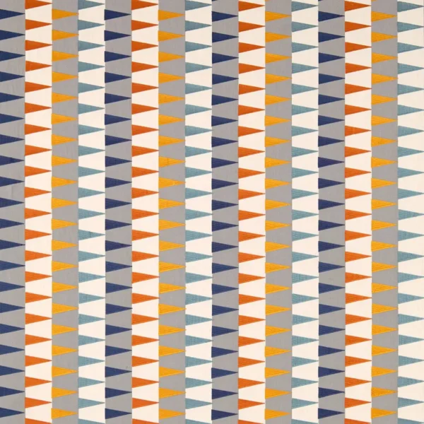 Azul Fabric - Rust / Navy / Nordic by Azul Fabric - Rust / Navy / Nordic from